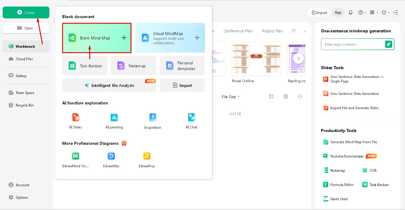 edrawmind-create-blank-mindmap