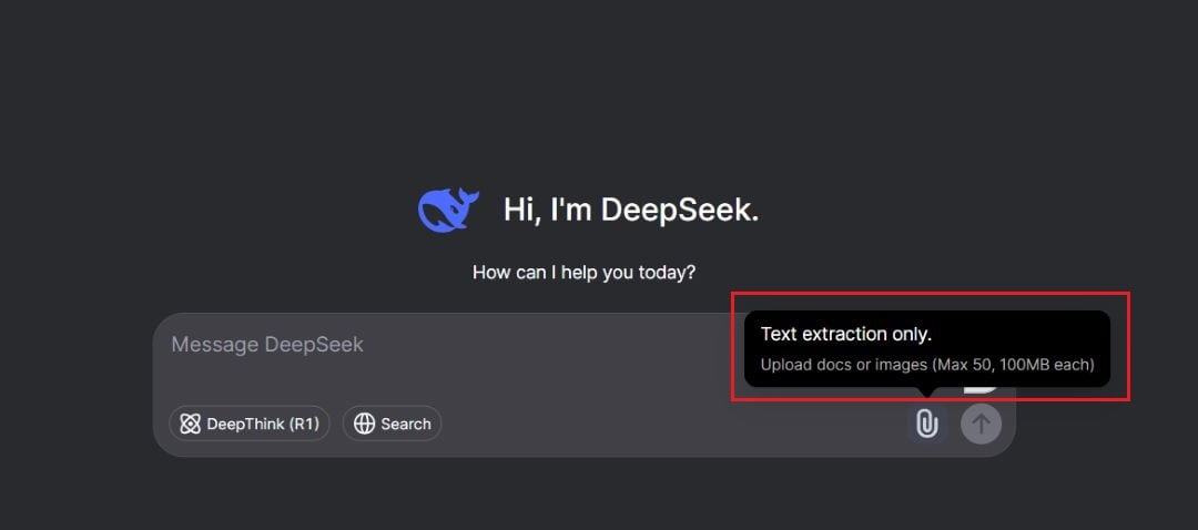 Uploading image to DeepSeek