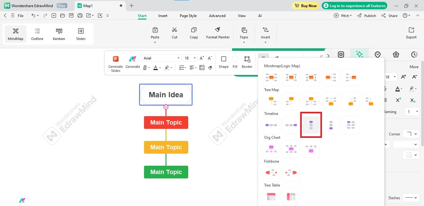 edrawmind-select-layout
