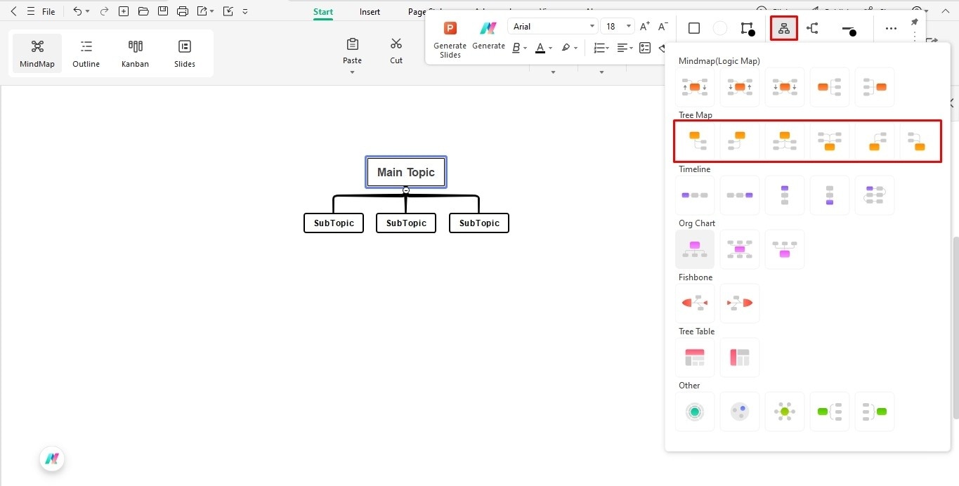modify family tree layout edrawmind