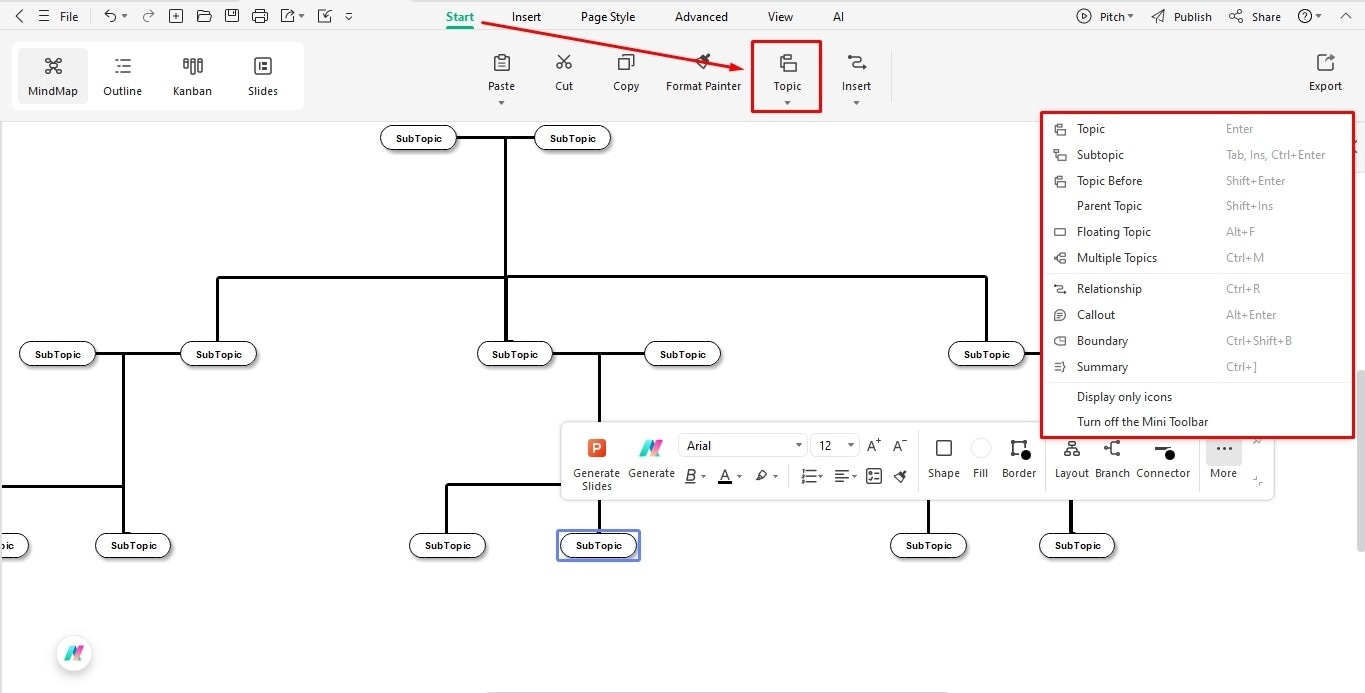 arrange family tree profiles edrawmind