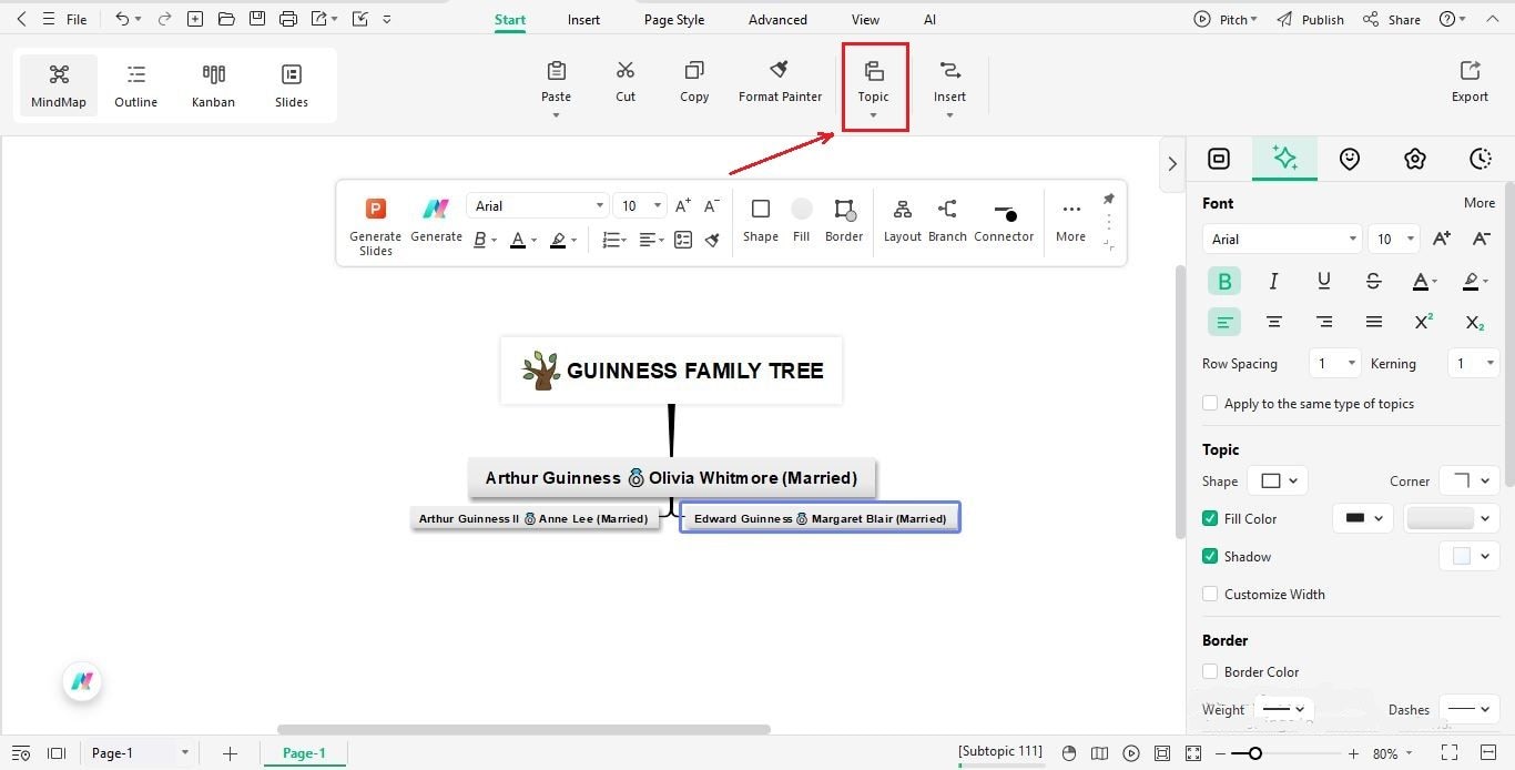 add children branches