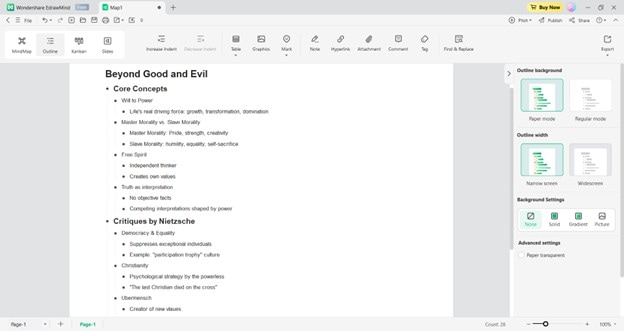 edrawmind-outline-mode