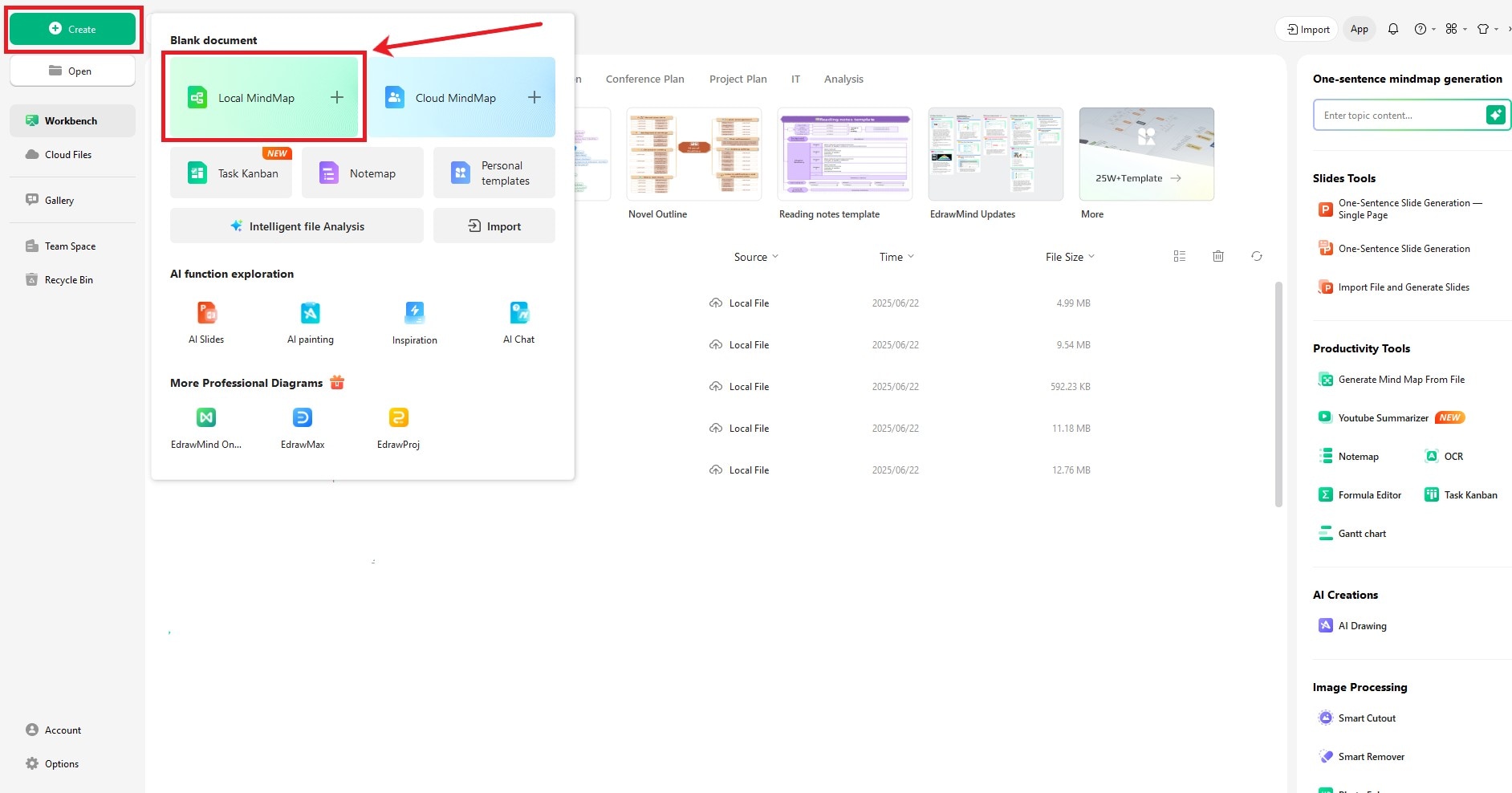 edrawmind-login-create-file