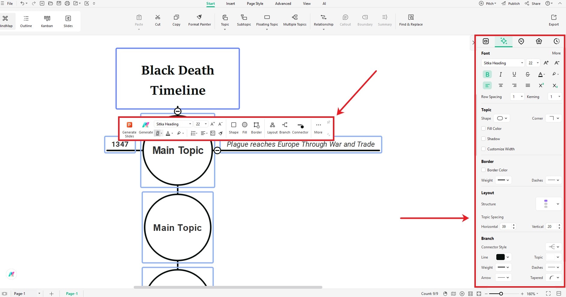 edrawmind-customize-timeline