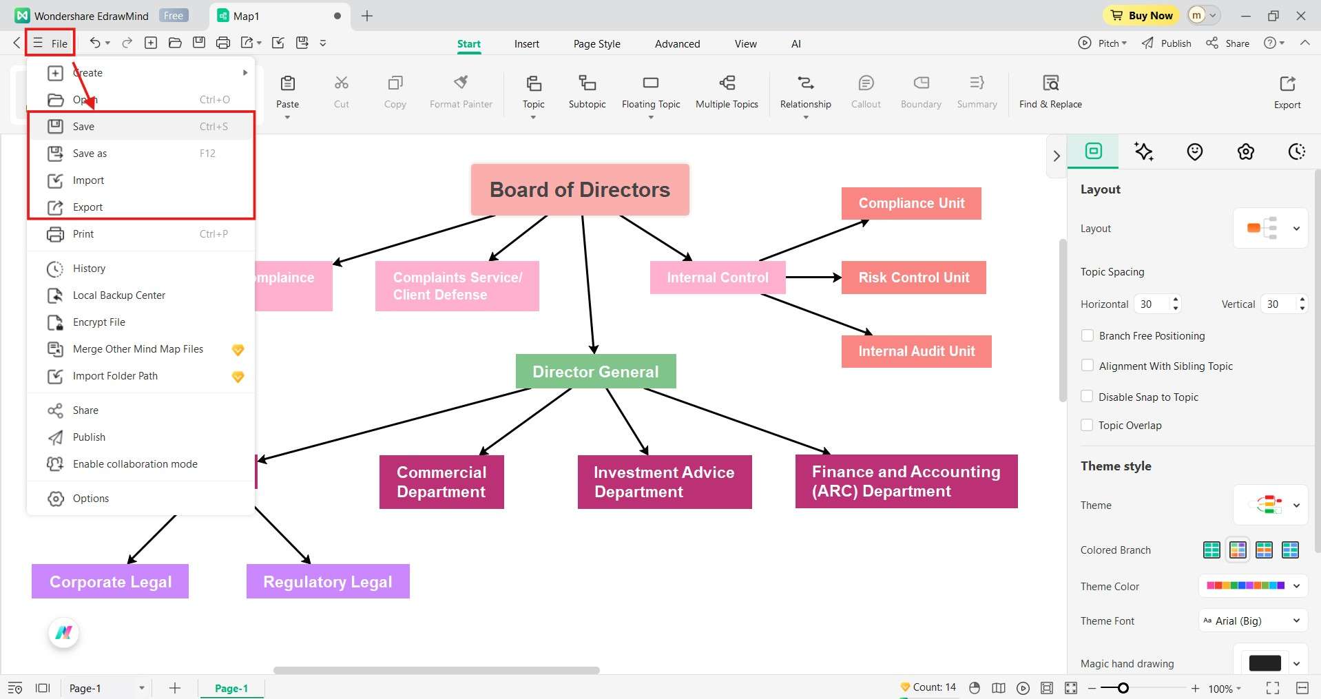 finishing up the project