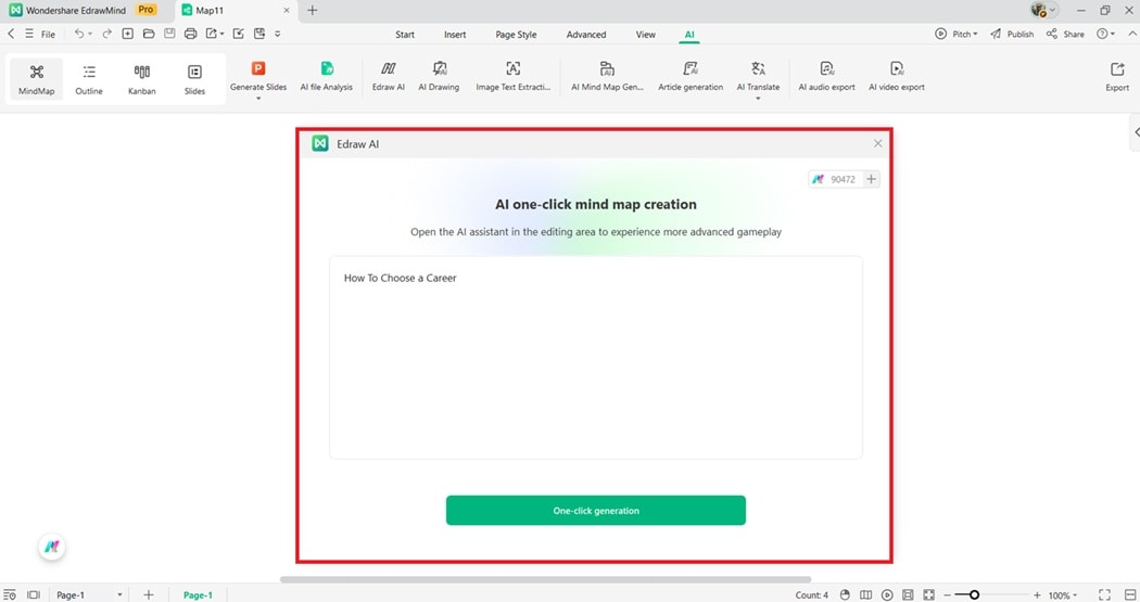 editing interface making central topic-editing interface making central topic