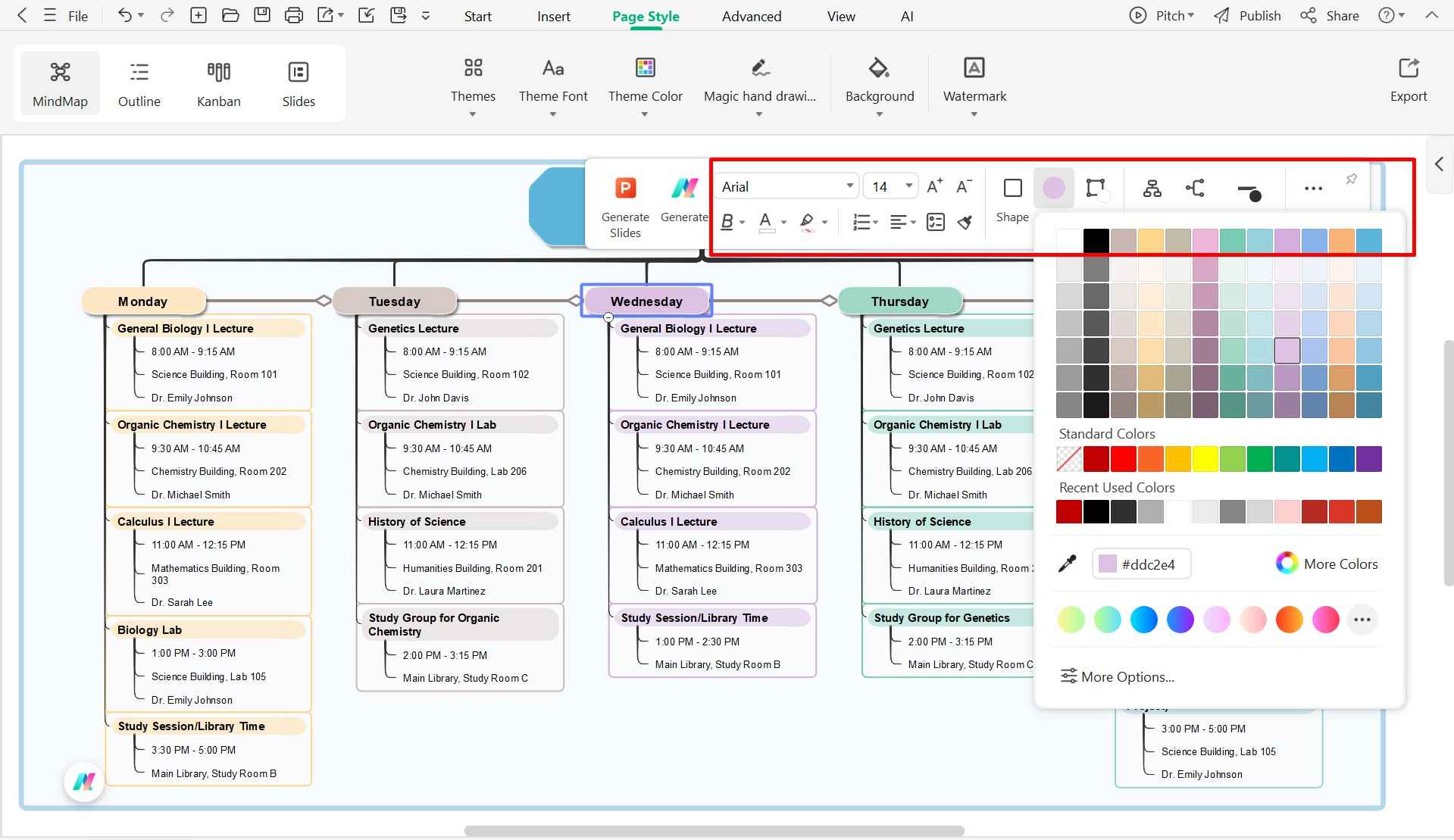 step-04-color-code-categories-mind-map-edrawmind