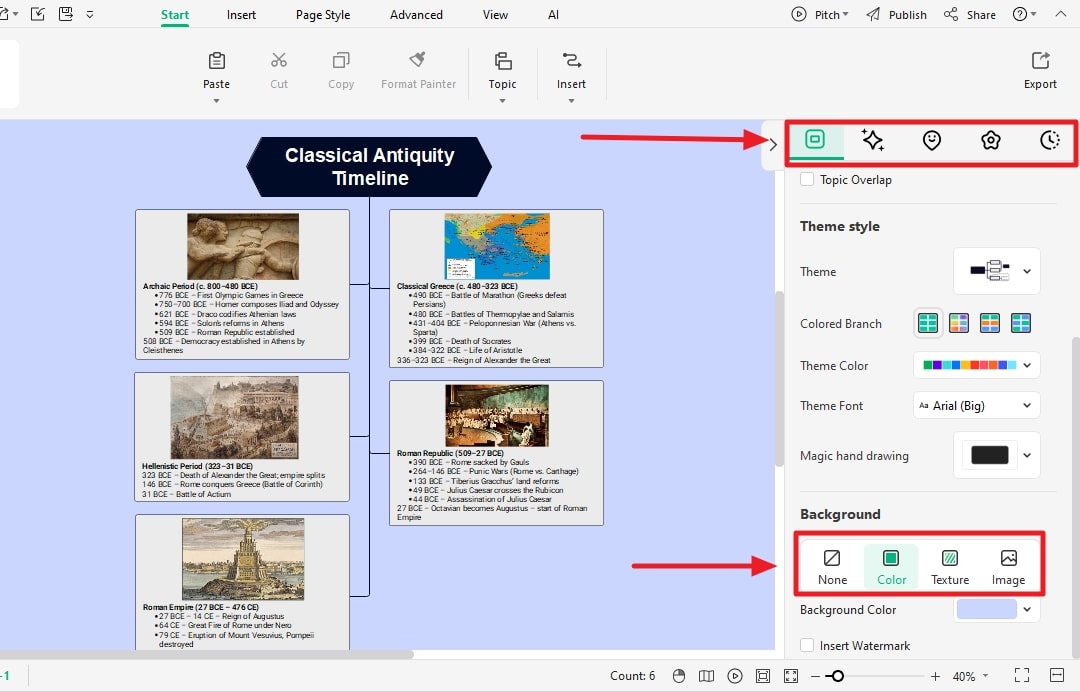 timeline-customize-design