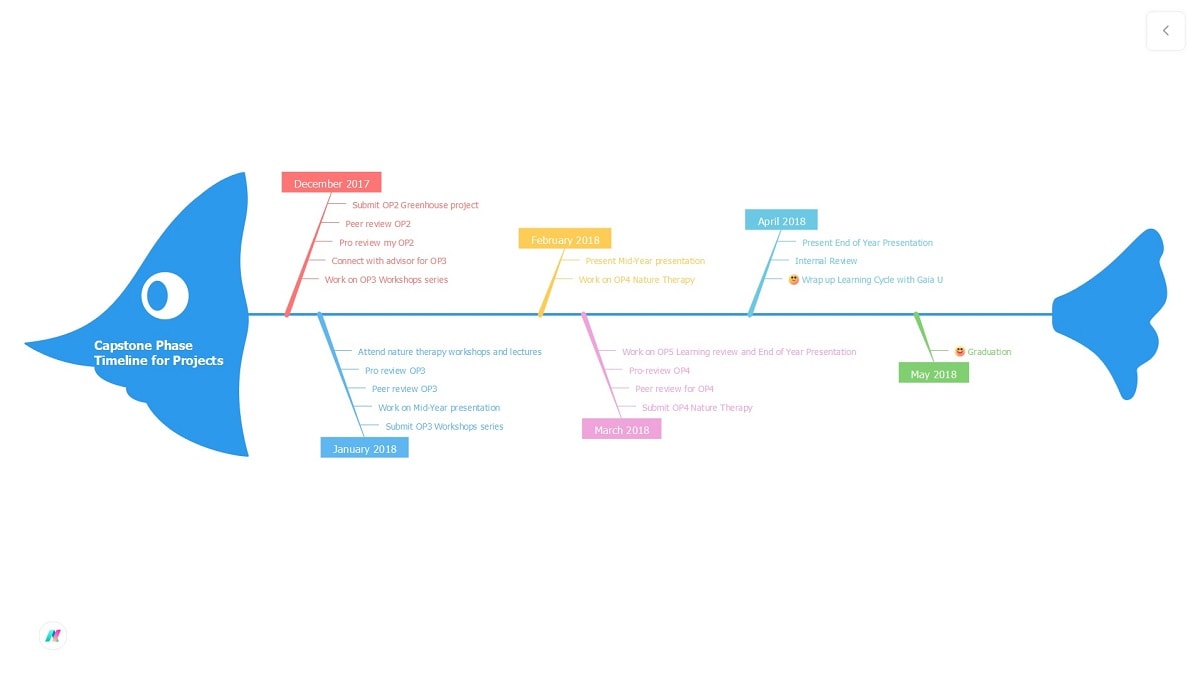 fishbone creative diagram