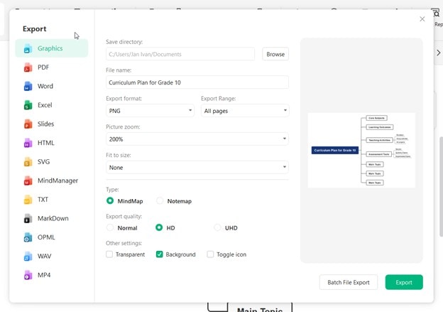 edrawmind-export tools