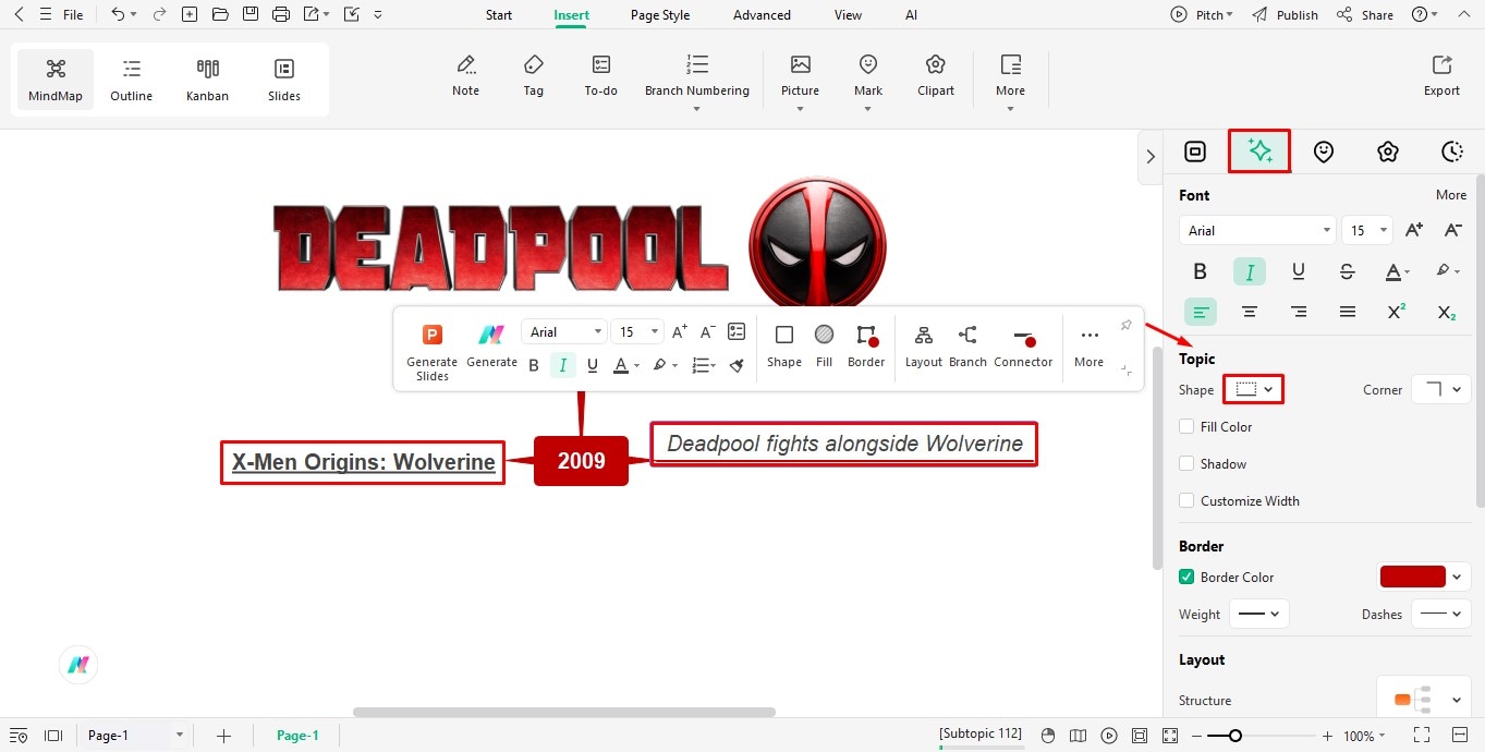 add subtopics