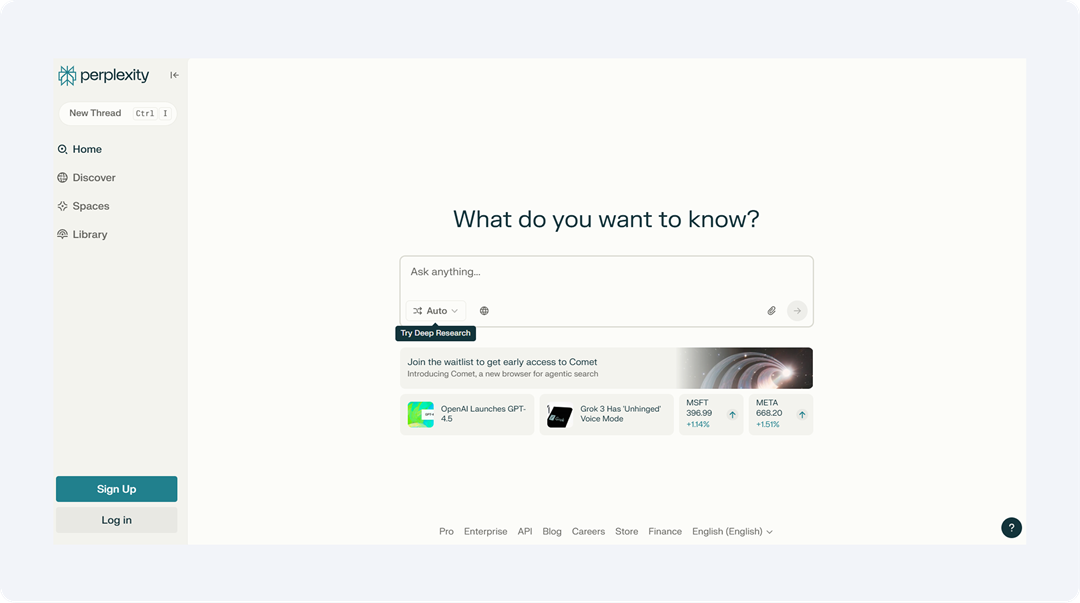 perplexity ai software