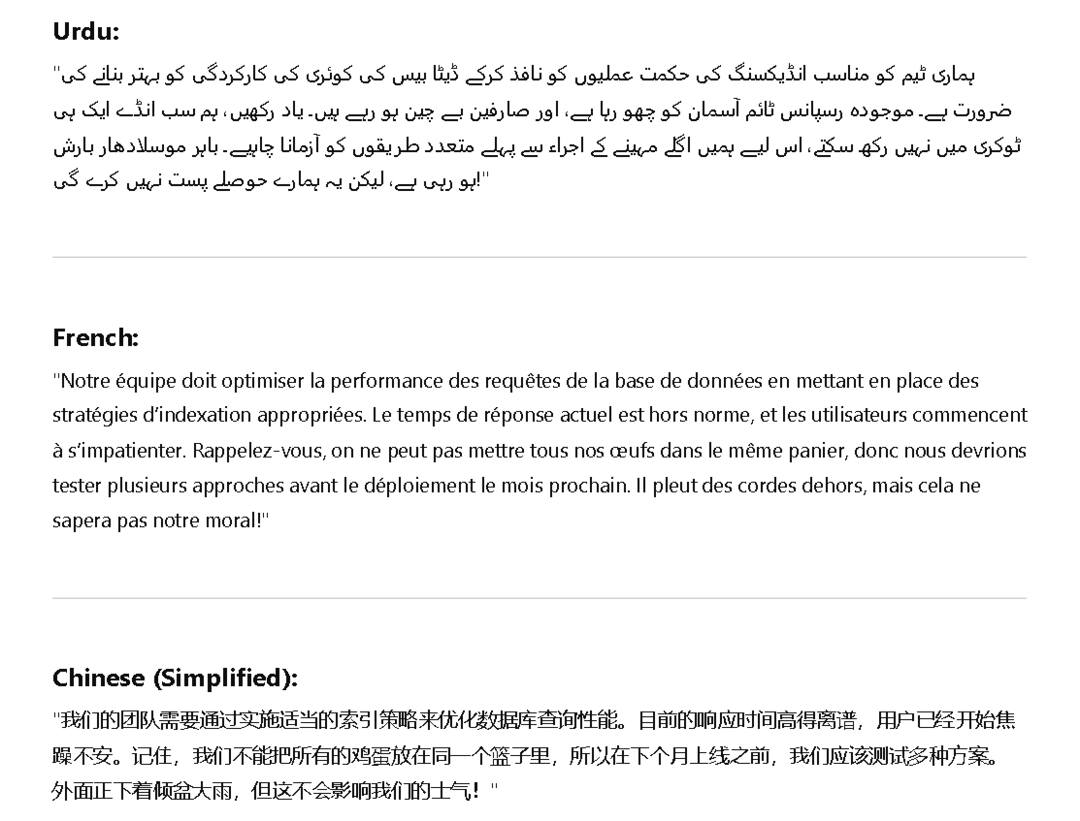 testing chatgpt for translation