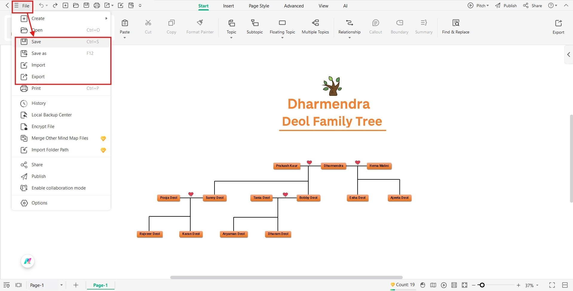 saving the family tree
