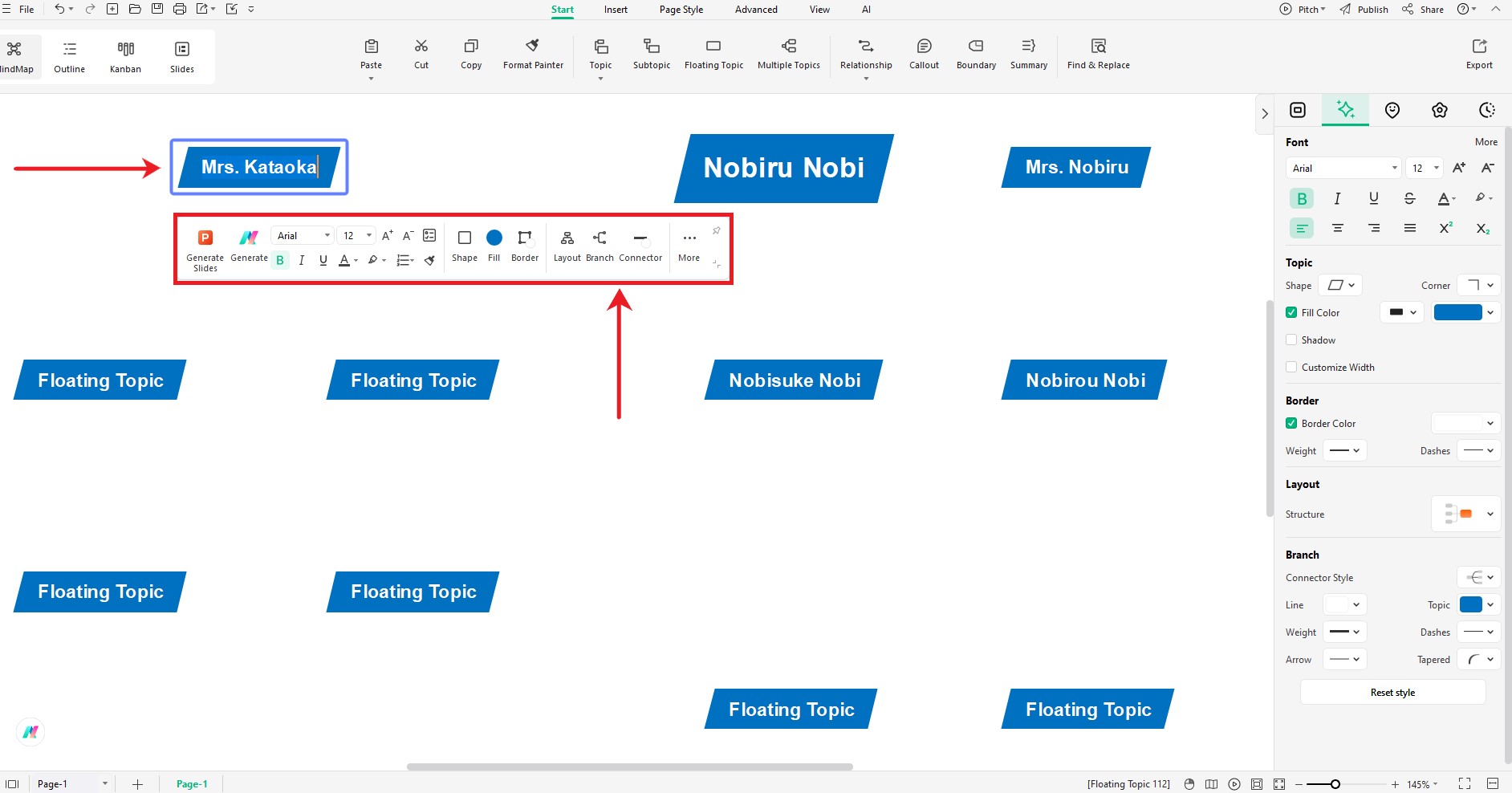 edrawmind customize topics