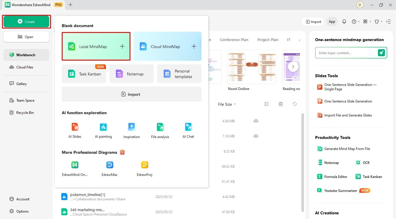 create a timeline on edrawmind