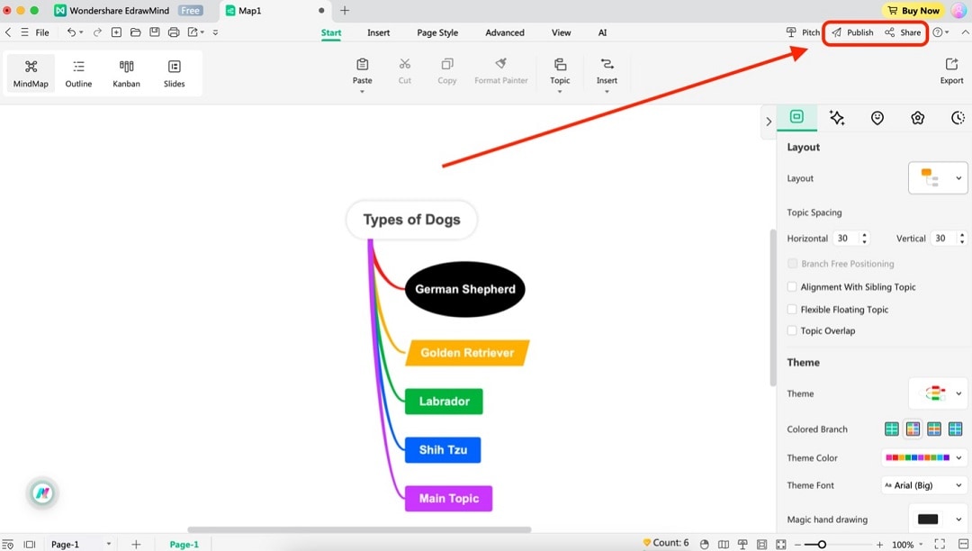edrawmind export tools