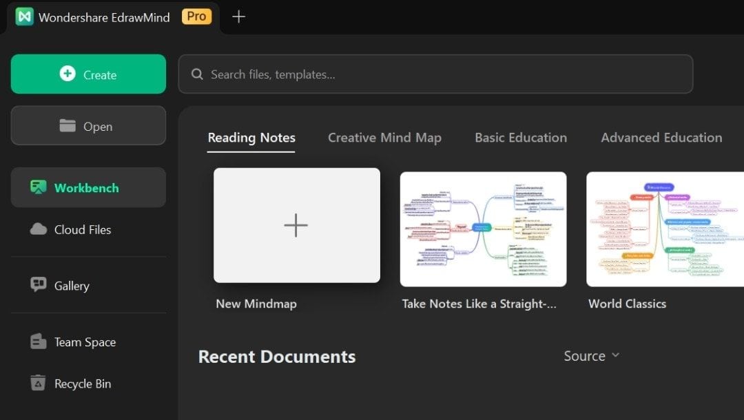 edrawmind-create-ecomap-interface