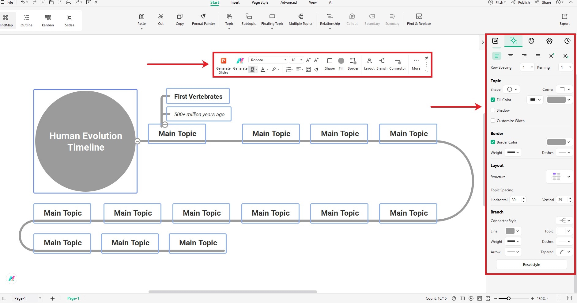 edrawmind-customize-timeline