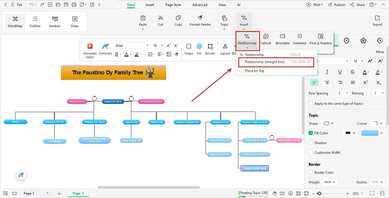 create relationships