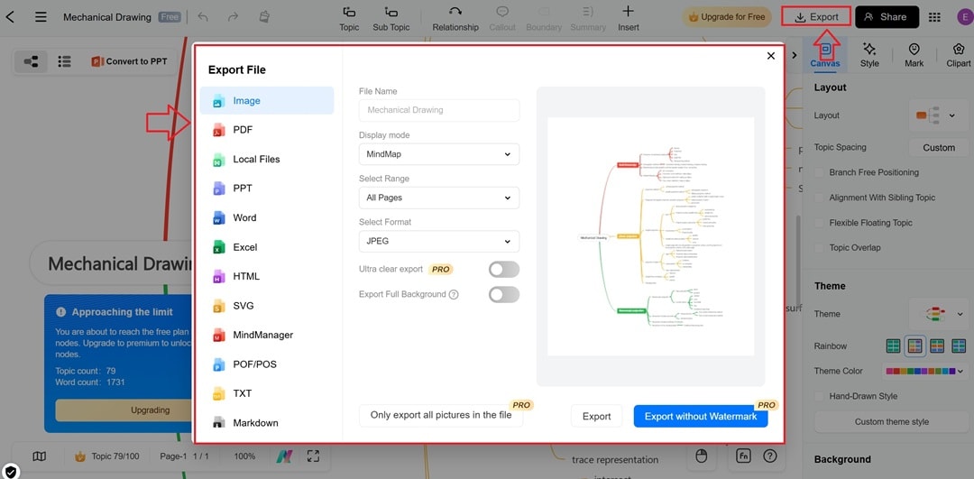export-mindmap