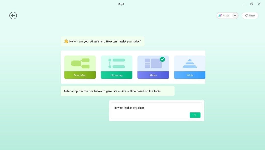 prompt to generate slides