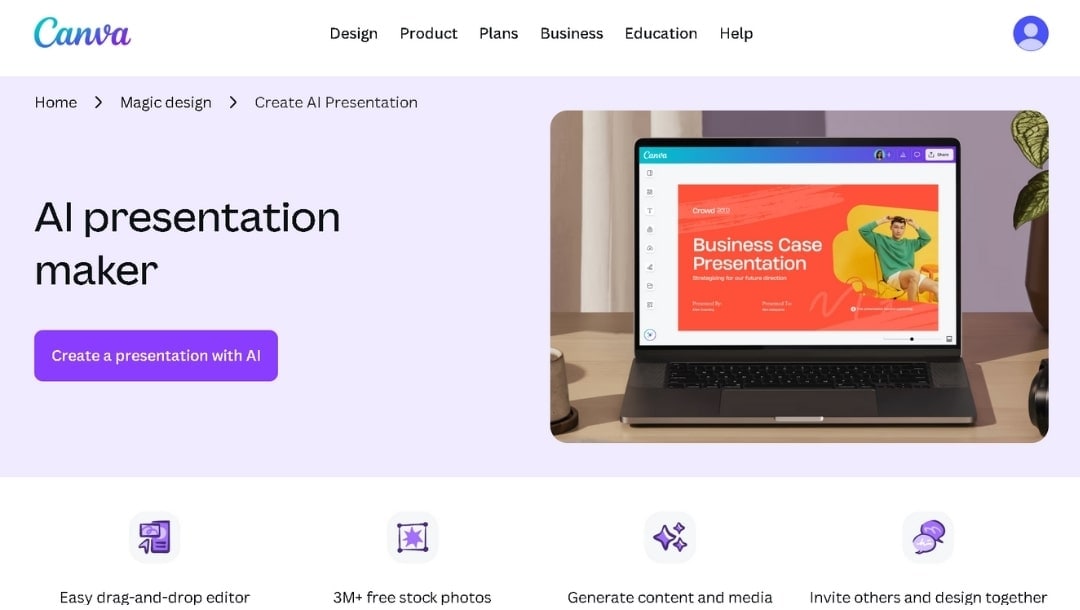 ai presentation feature