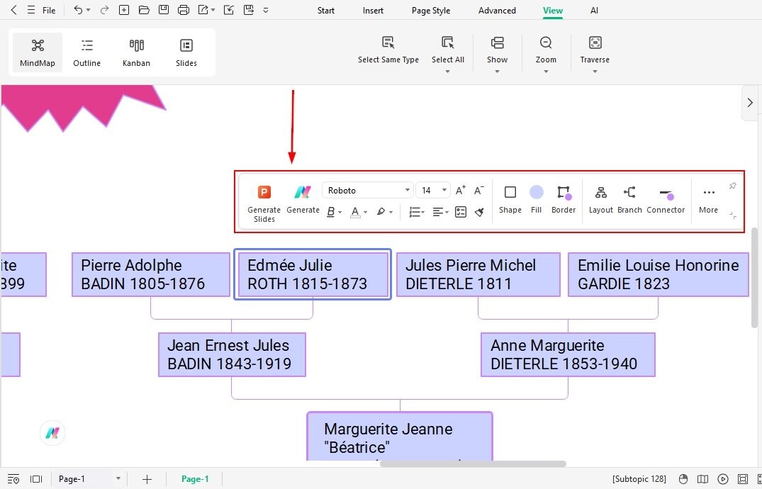 add details for each family member