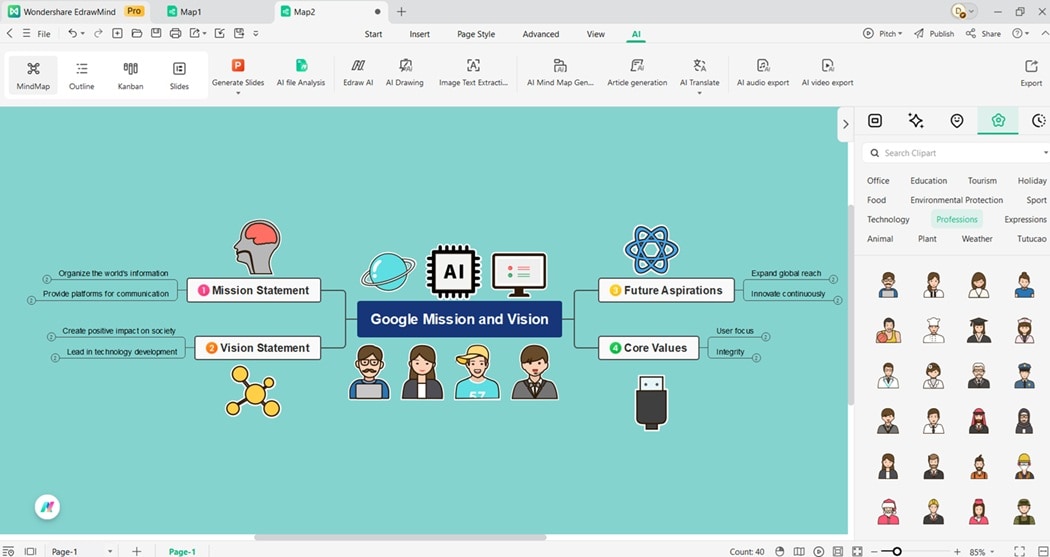 personalizing the diagram