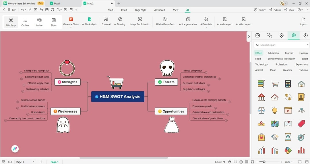 personalizing the diagram