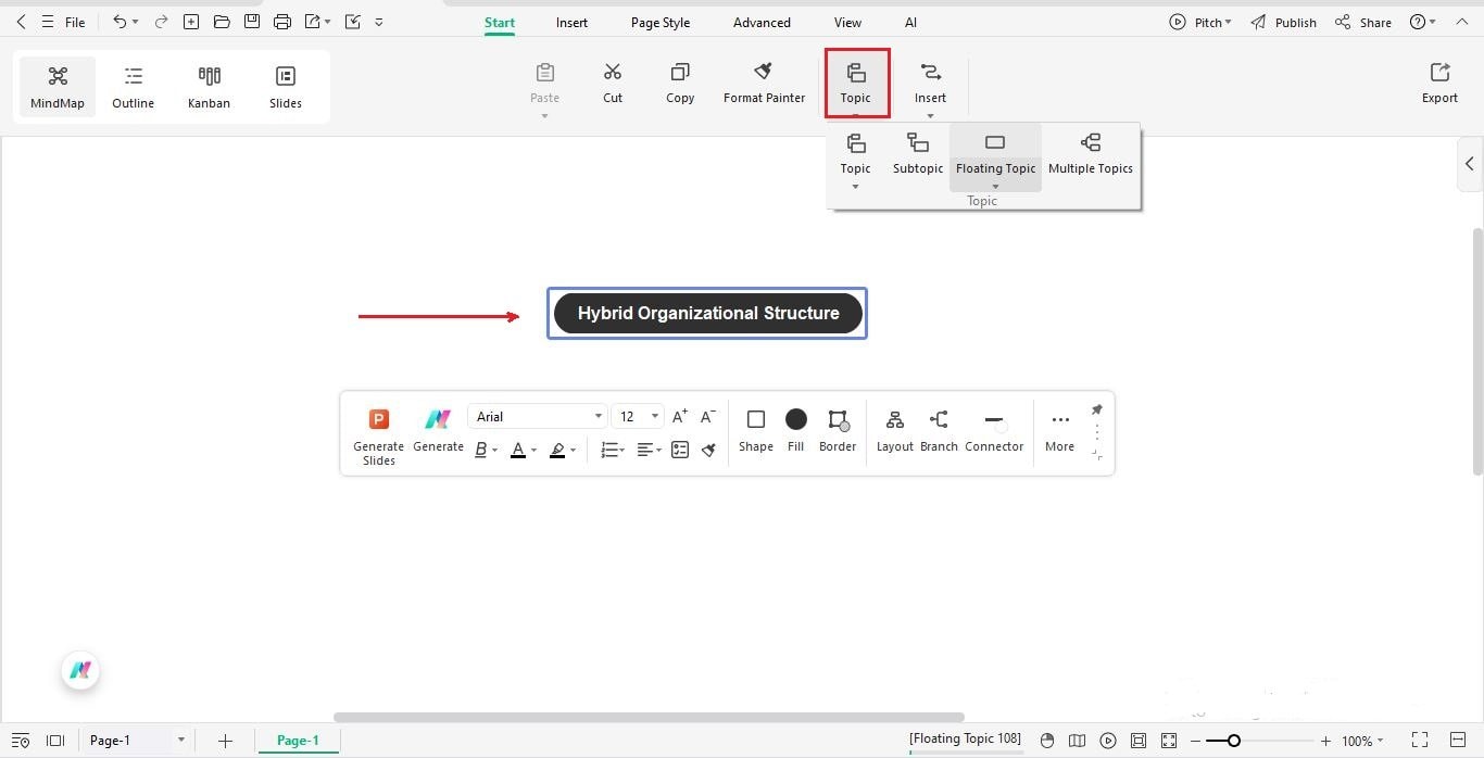 open a new file in edrawmind