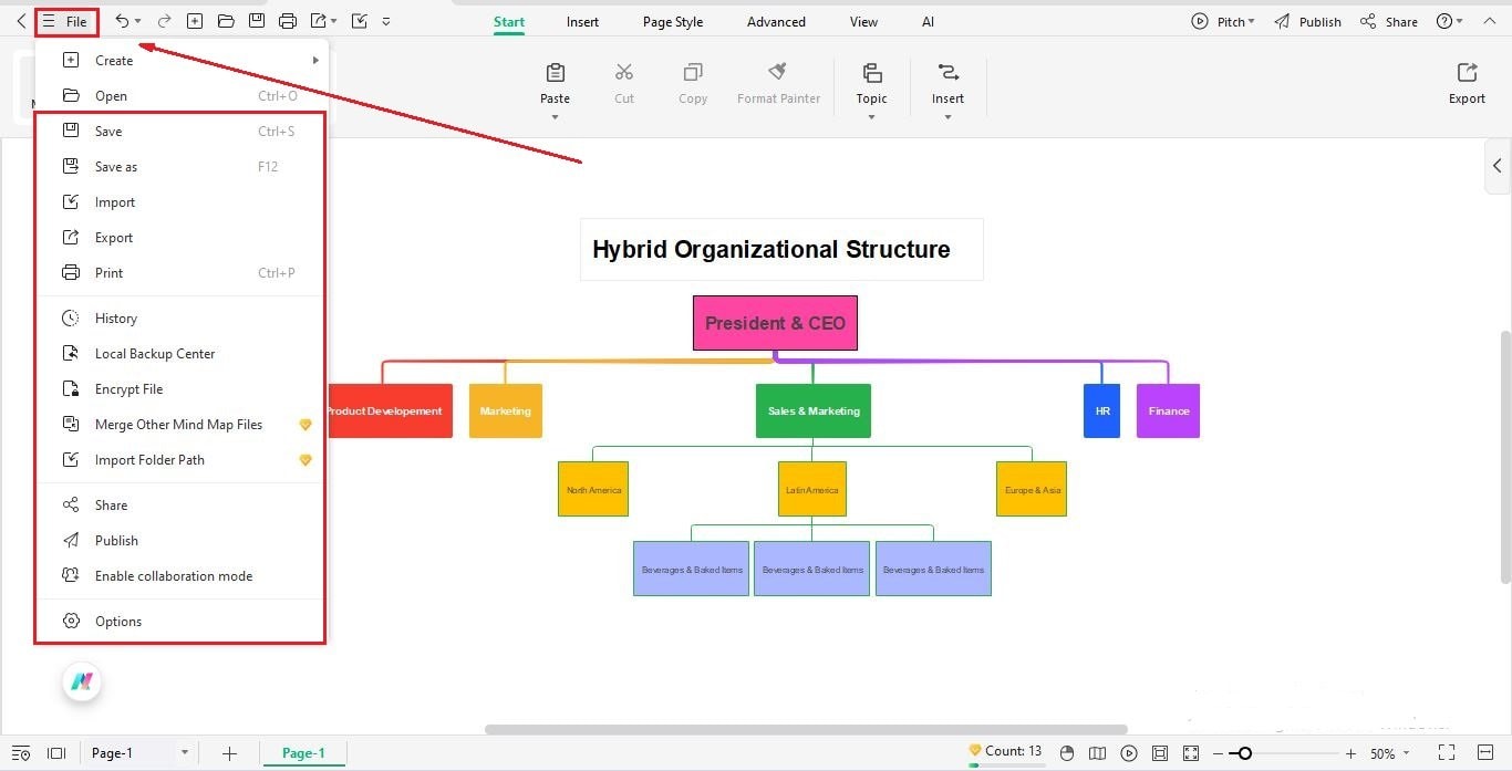 save and export final chart