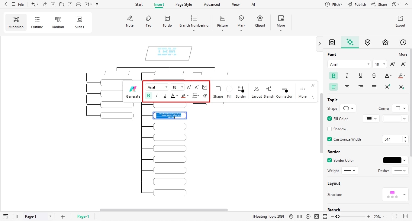 make an org chart