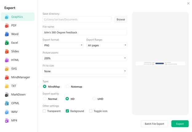 edrawmind-export tools