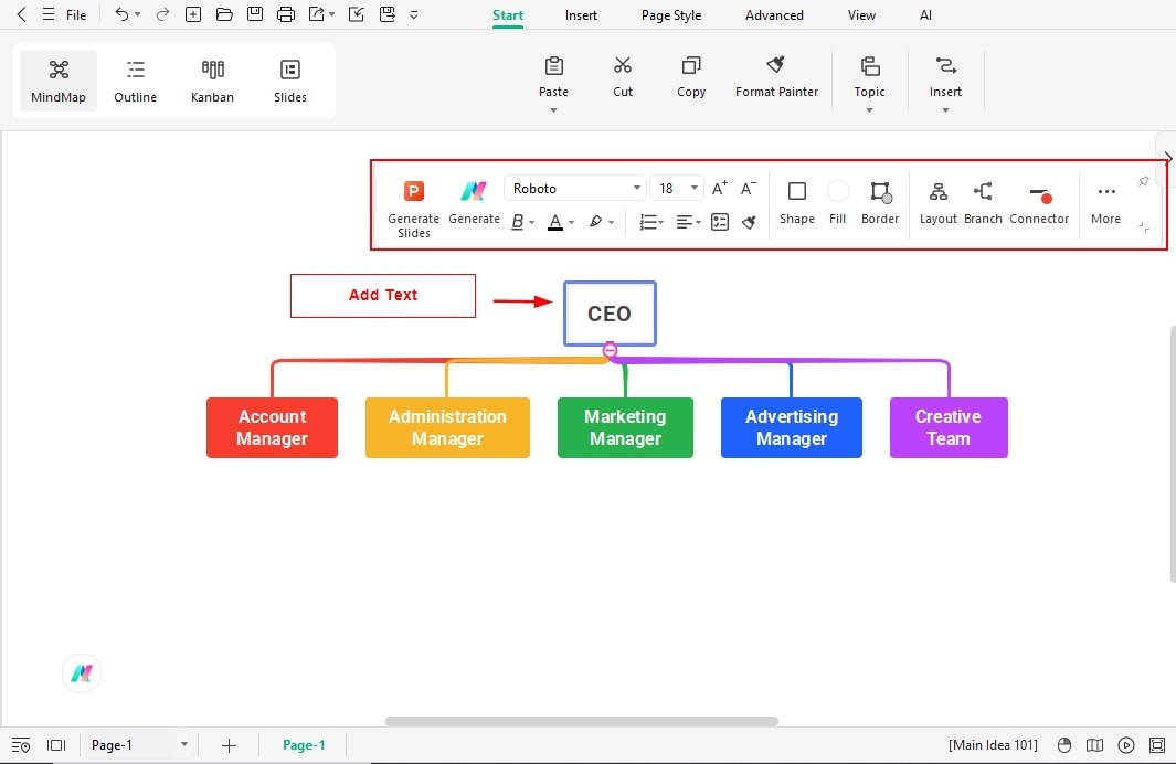 start editing the topics and subtopics-function/scene