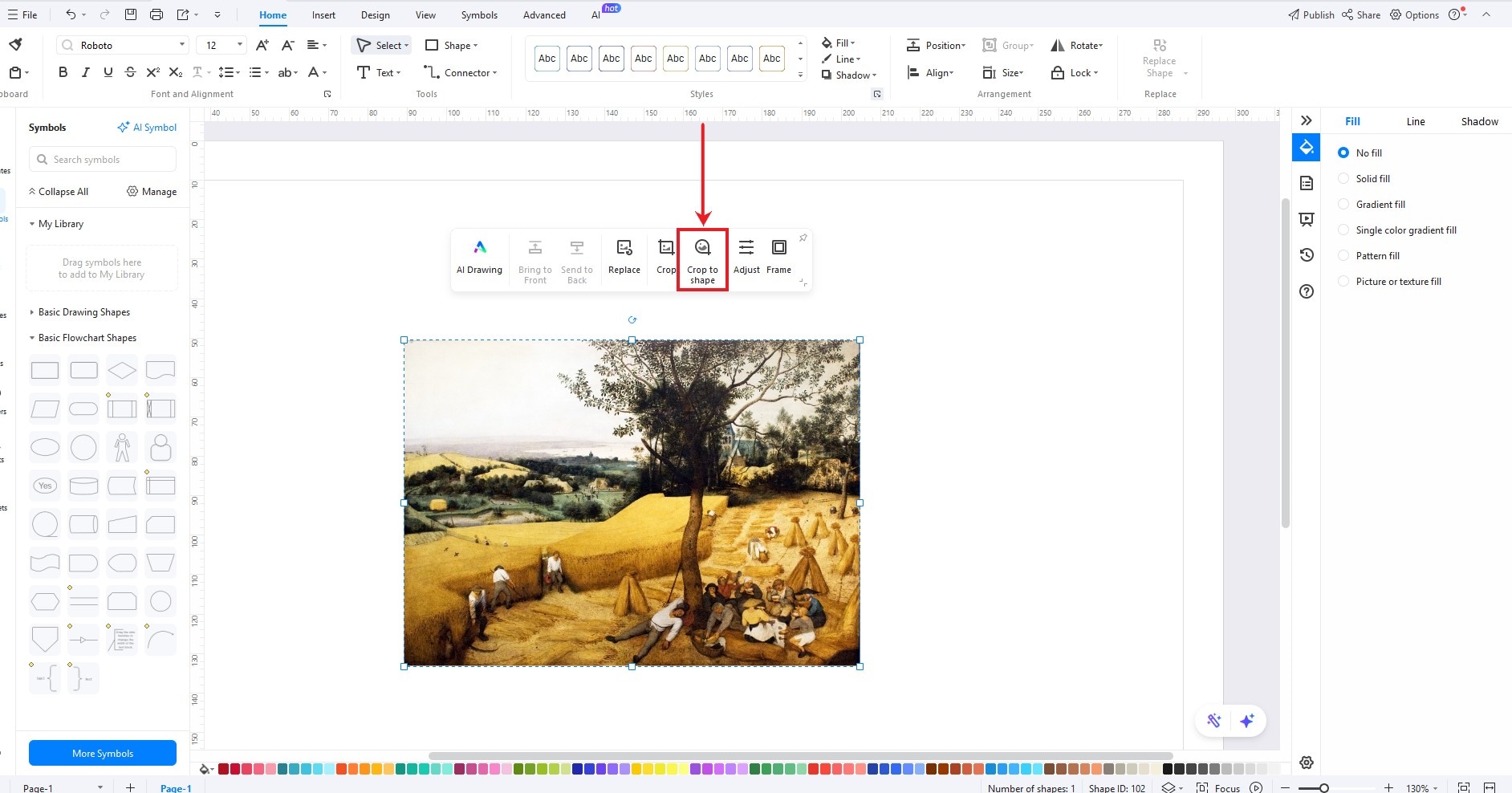 edrawmax-crop-image-shape