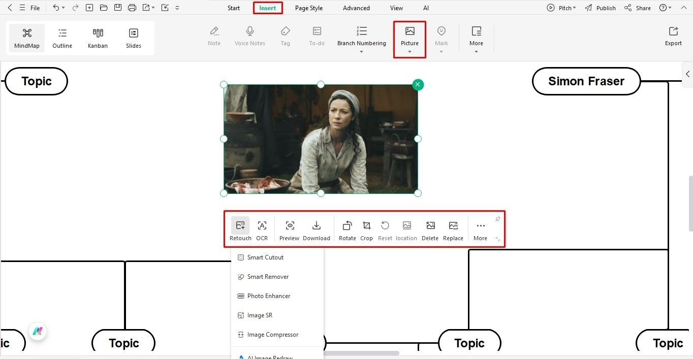 add images family tree edrawmind
