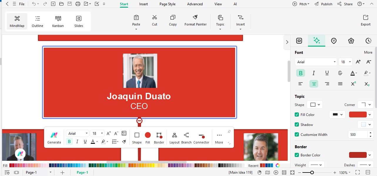 choosing template