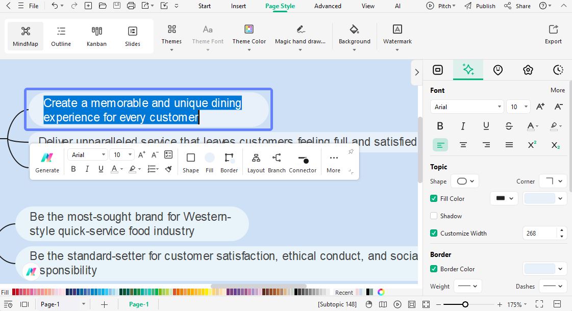 edit template