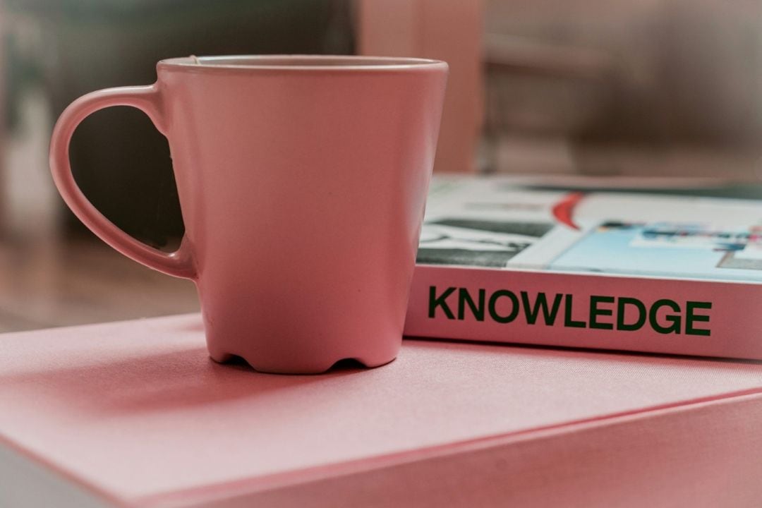 coffee mug knowledge book