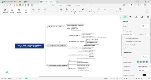 edrawmind text and design