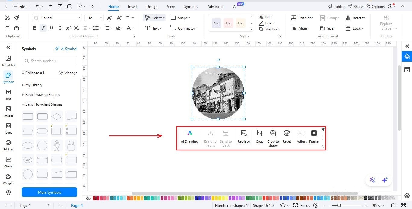 crop and reshape images