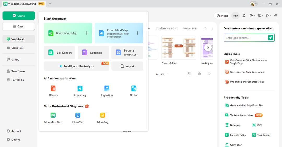 edrawmind-linux mind mapping software