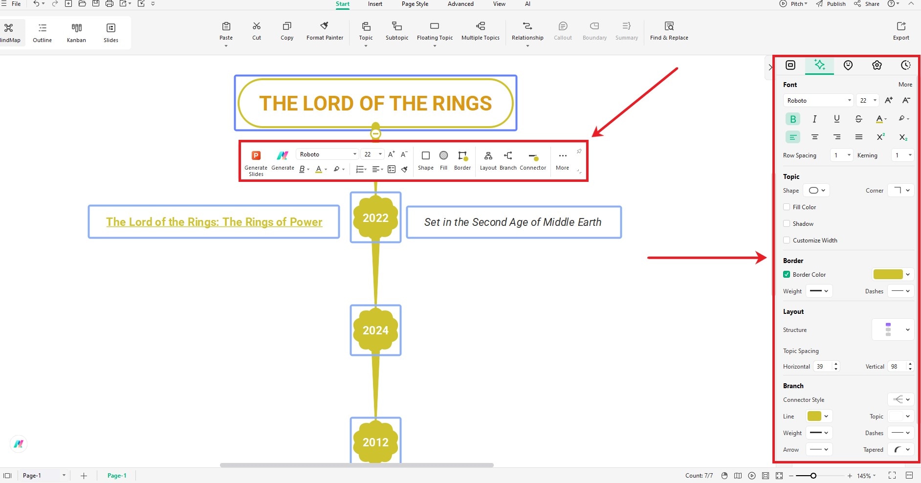 customize topics