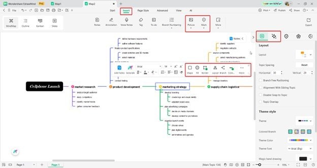 edrawmind design tools