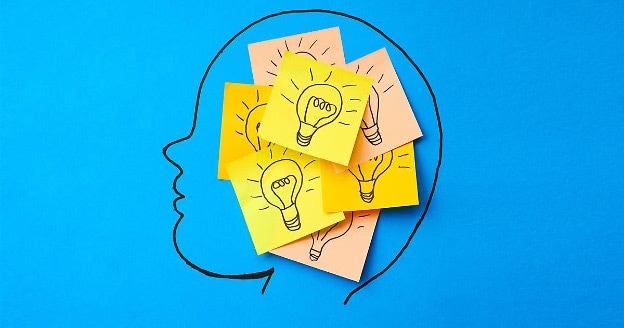 head outline with notes-teach someone