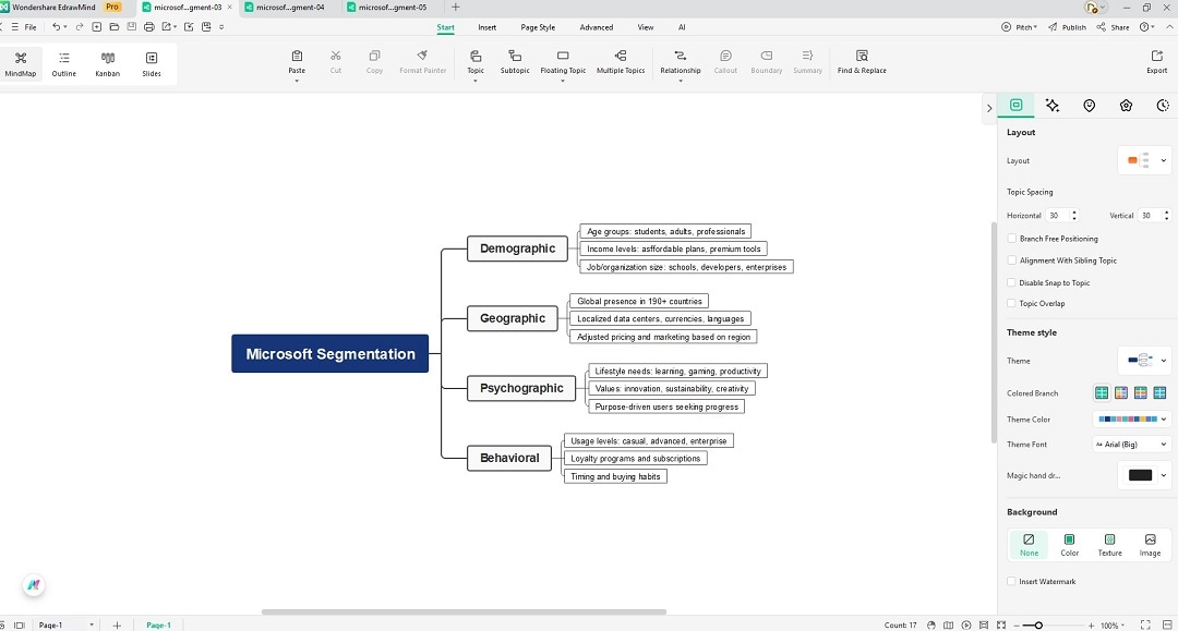 edrawmind interface-screenshot