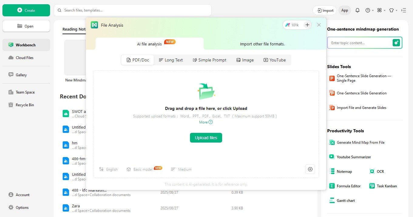 edrawmind documents summaries