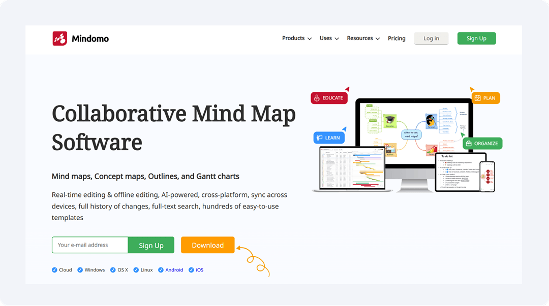 mindomo mymap ai